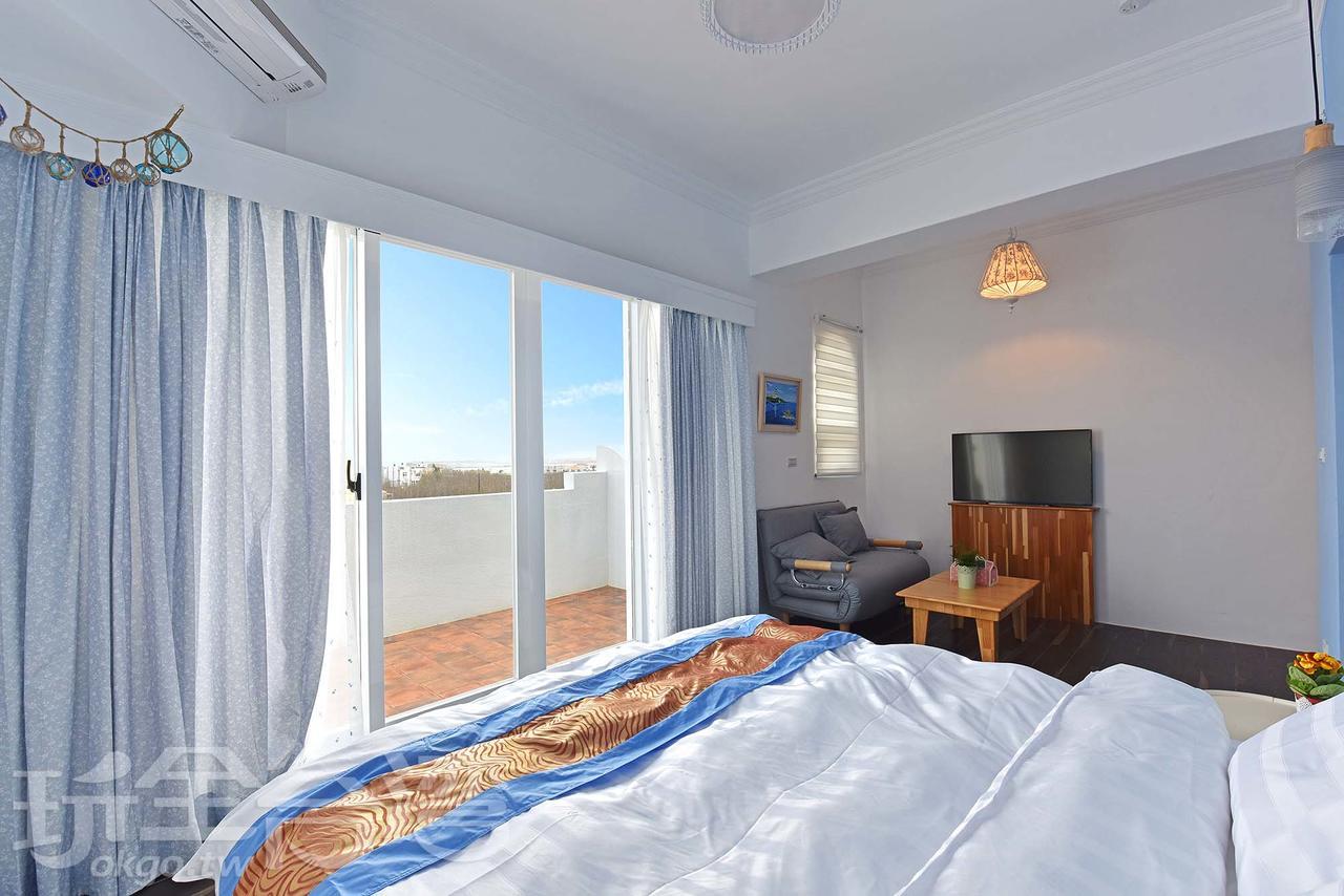 夏日澄藍the Charming Land Apartment Baisha Luaran gambar